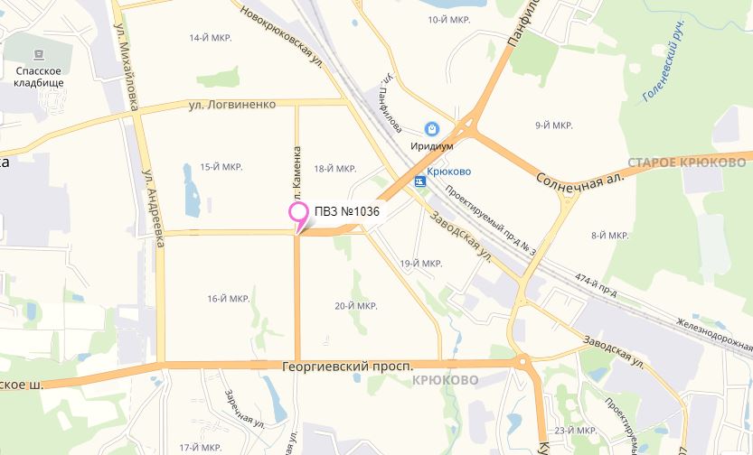 Карта 15 мкр зеленоград